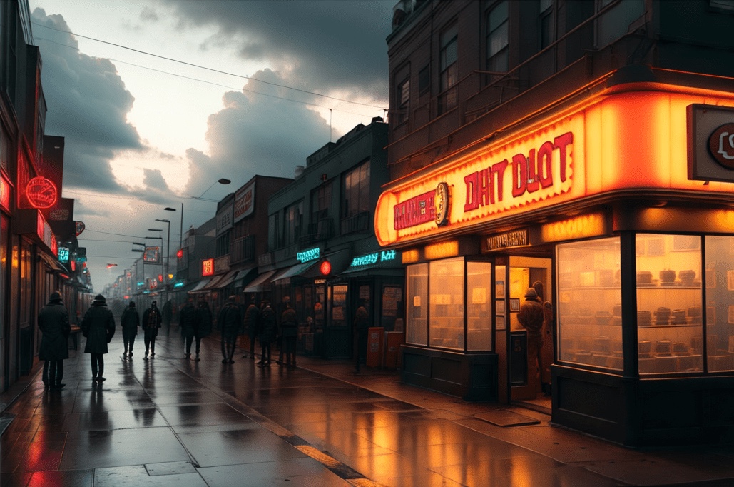 Featured image for Hunger &#8211; Flash fiction with AI images